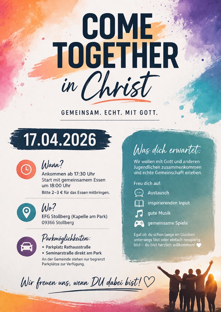Come together in Christ Jugendveranstaltung